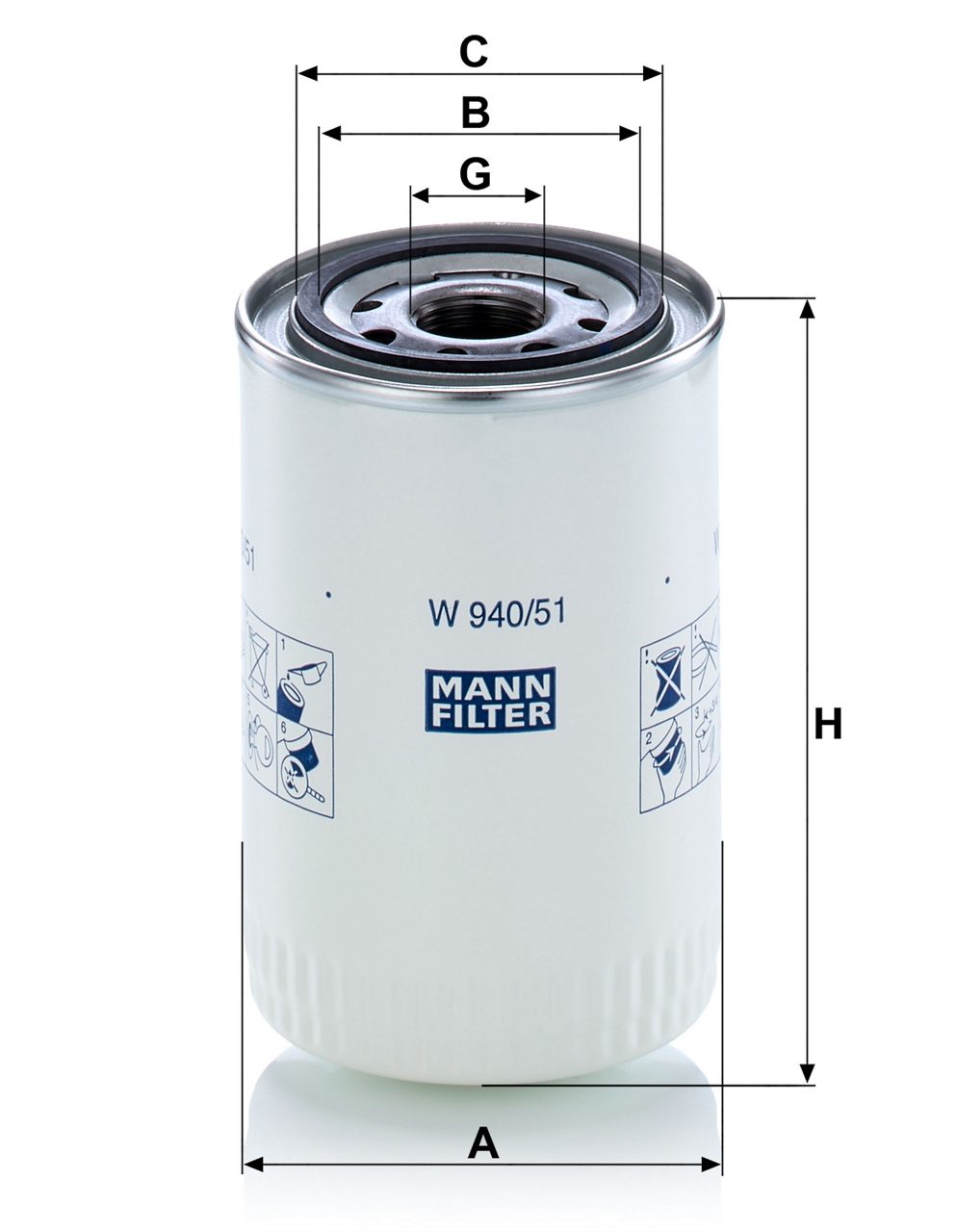 Product Image W940/51_MANN-FILTER