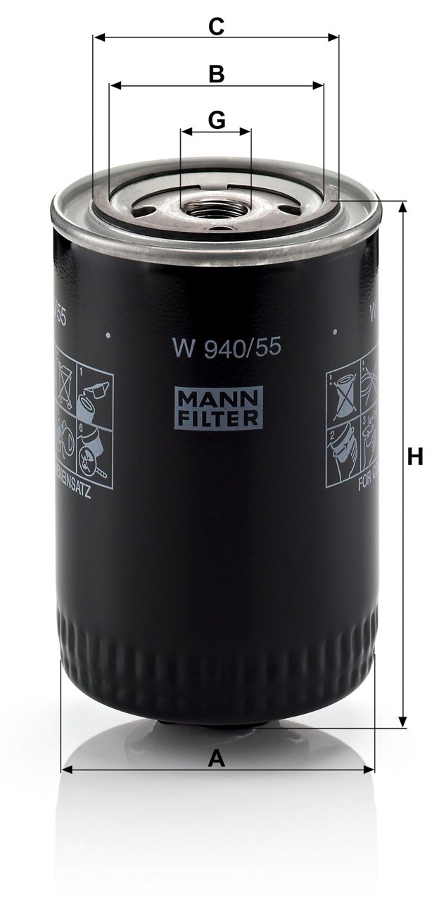 Product Image W940/55_MANN-FILTER