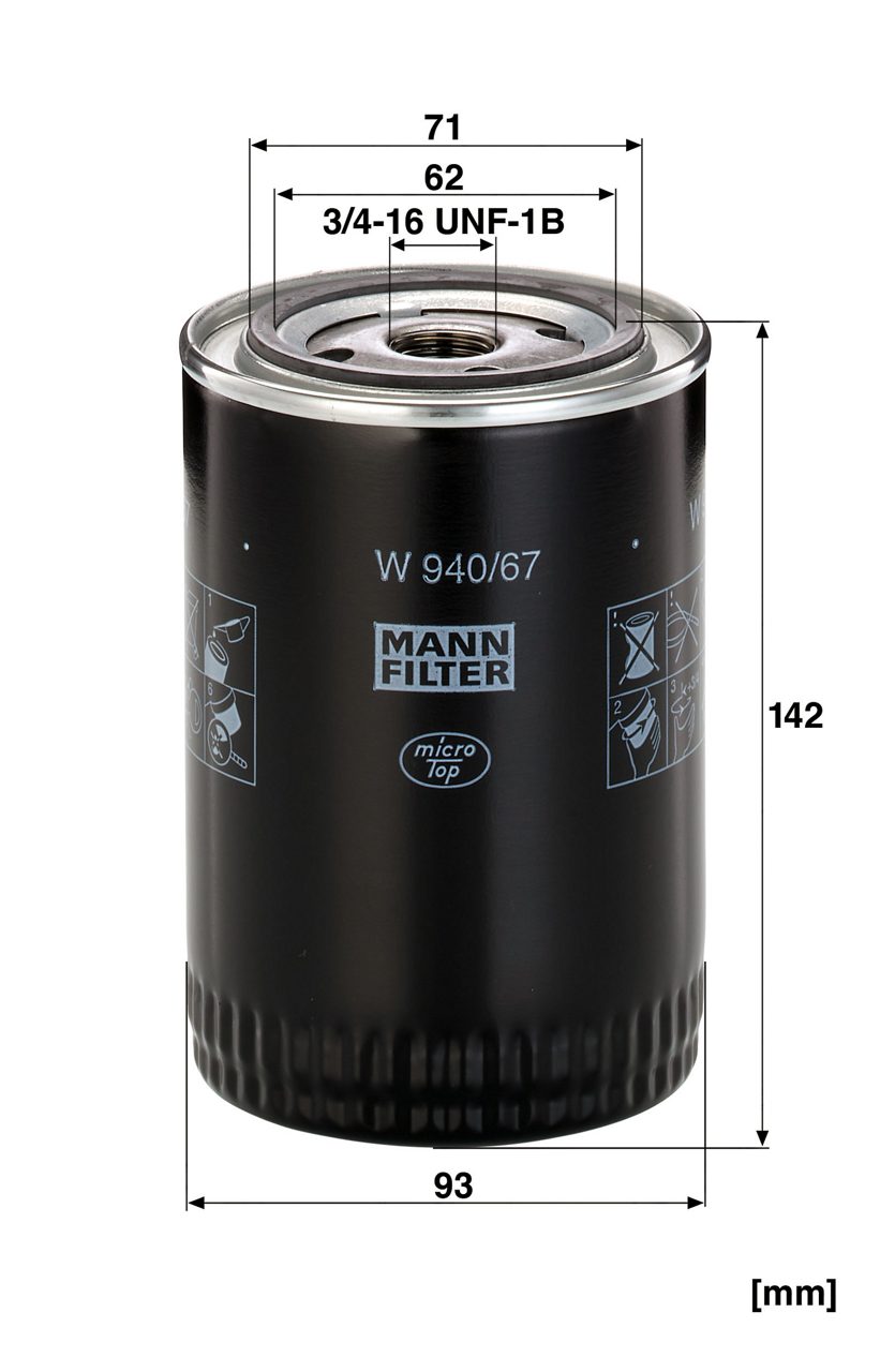 Product Image W940/67_MANN-FILTER