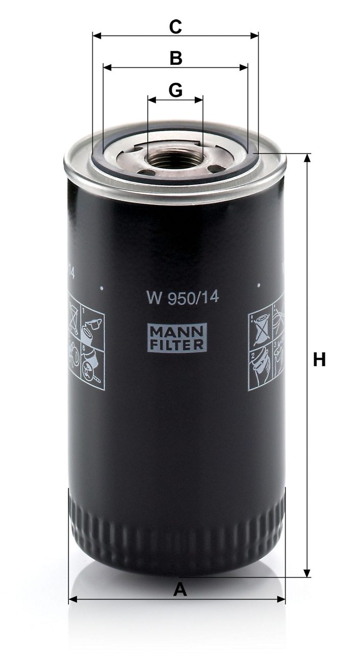 Product Image W950/14_MANN-FILTER