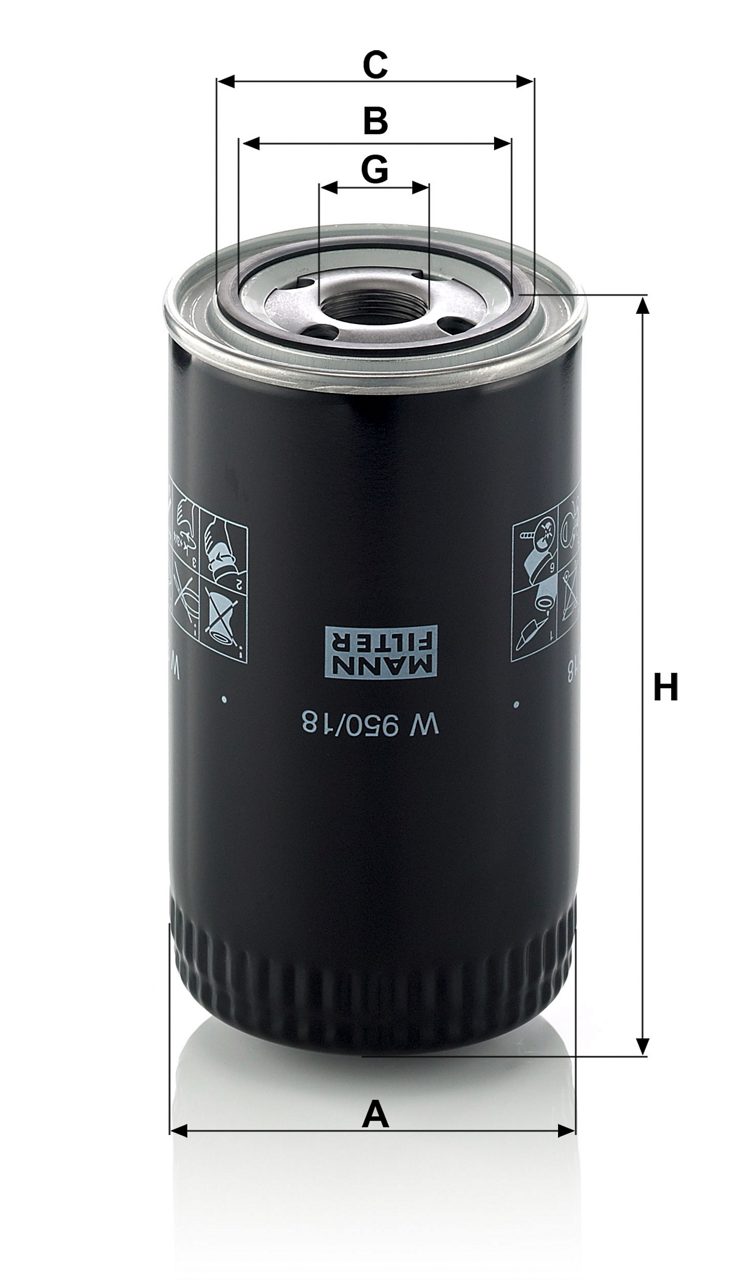 Product Image W950/18_MANN-FILTER