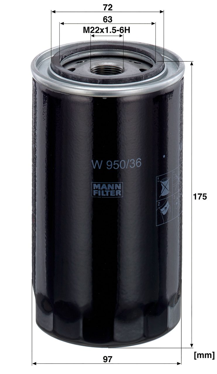 Product Image W950/36_MANN-FILTER