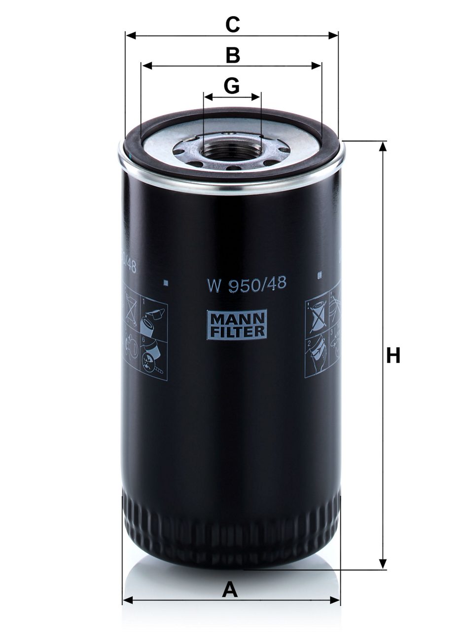 Product Image W950/48_MANN-FILTER