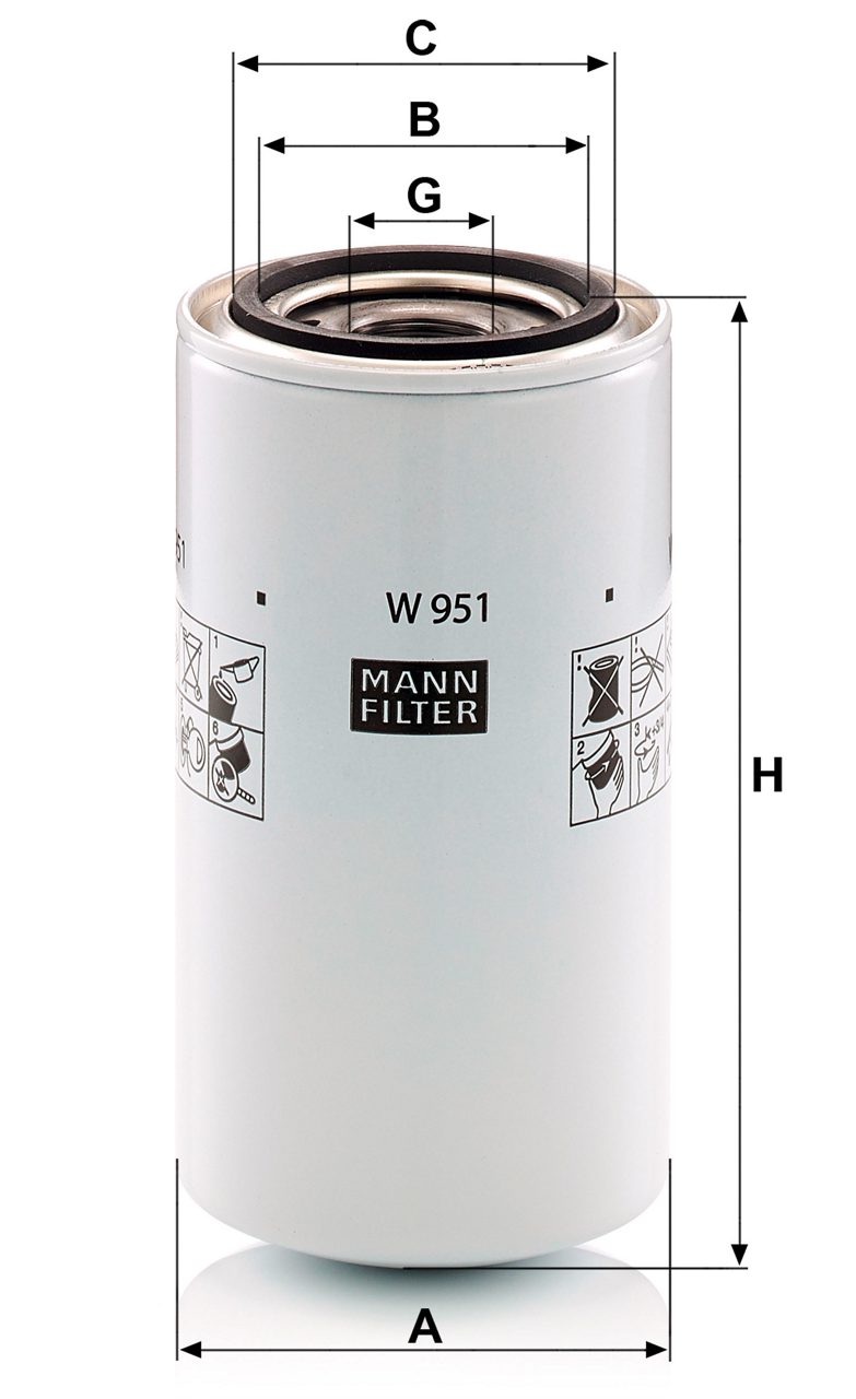 Product Image W951_MANN-FILTER