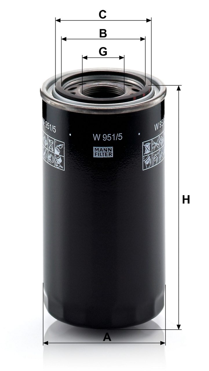 Product Image W951/5_MANN-FILTER