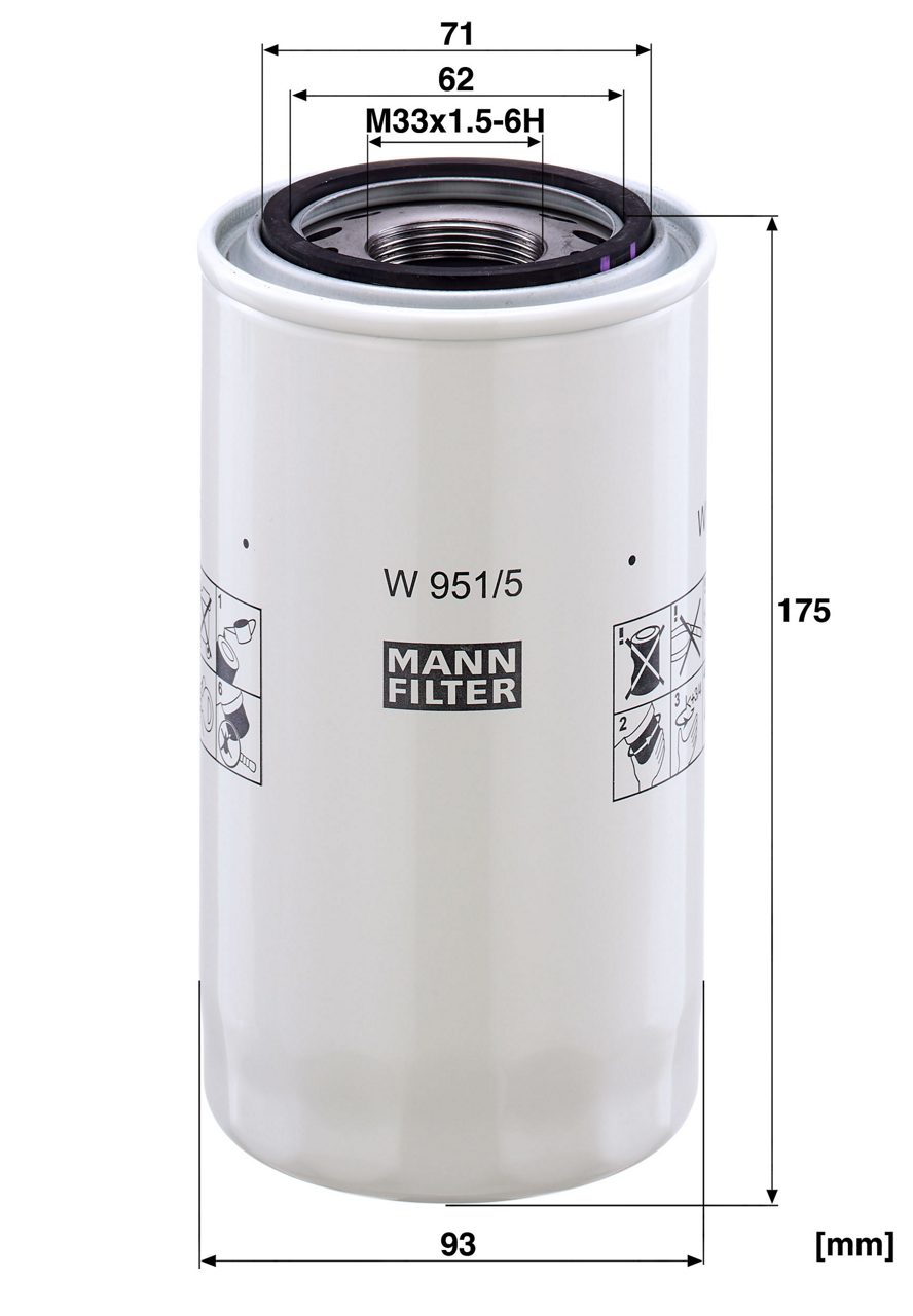 Product Image W951/5_MANN-FILTER
