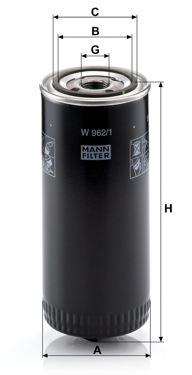 Product Image W962/1_MANN-FILTER