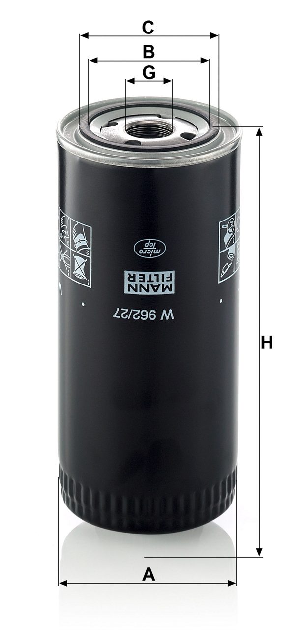 Product Image W962/27_MANN-FILTER