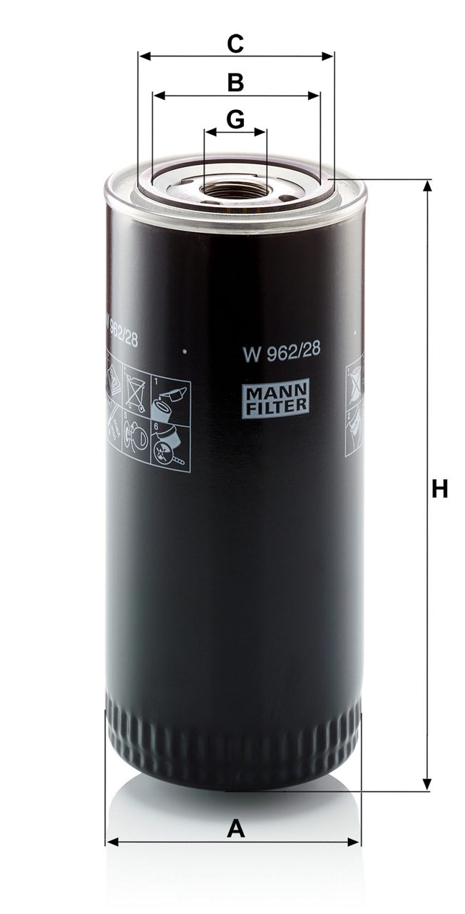 Product Image W962/28_MANN-FILTER