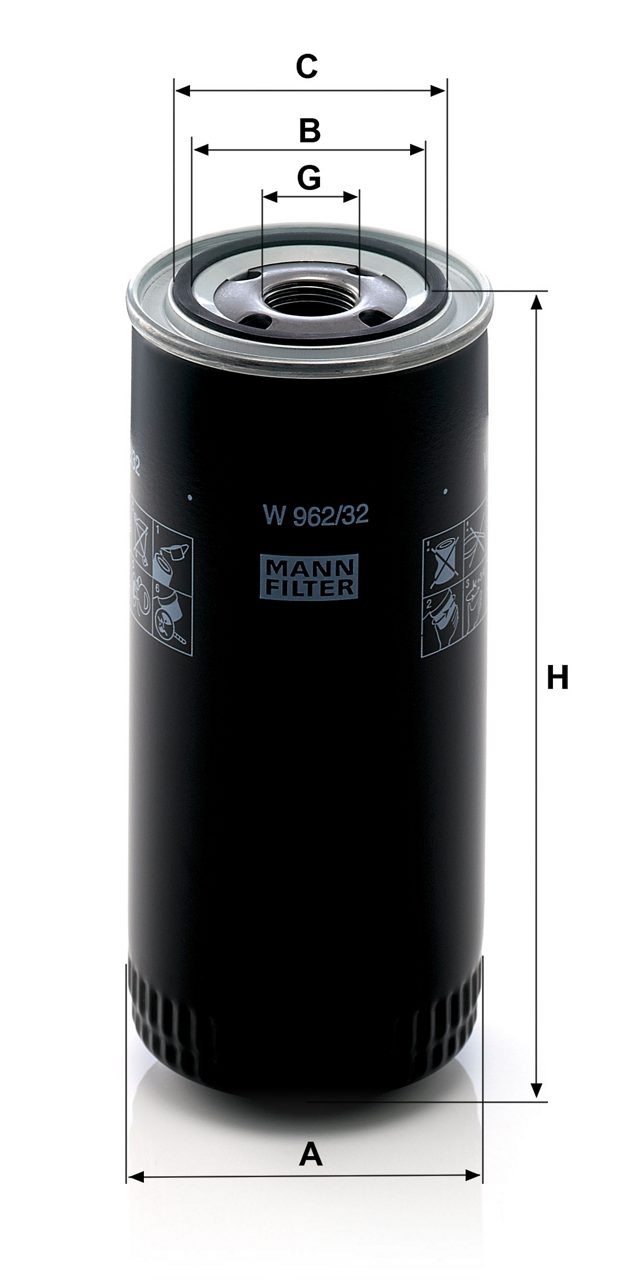 Product Image W962/32_MANN-FILTER