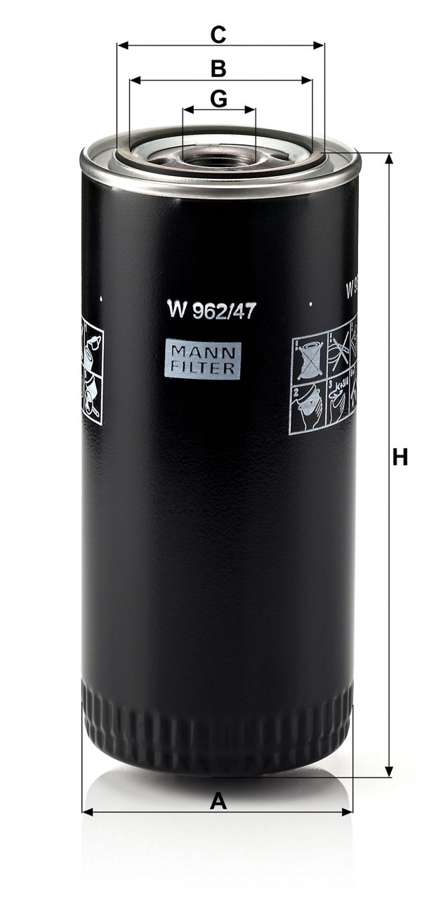 Product Image W962/47_MANN-FILTER