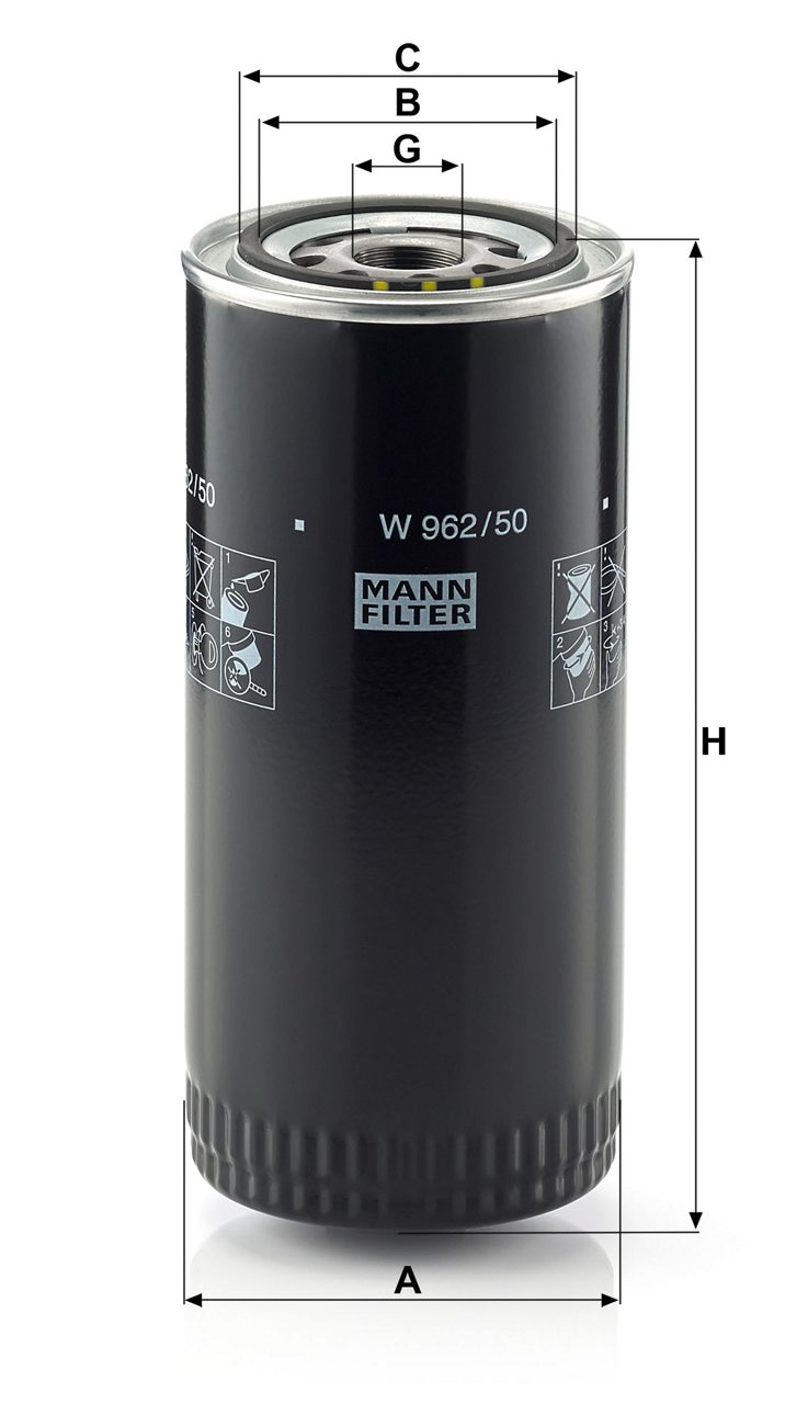 Product Image W962/50_MANN-FILTER