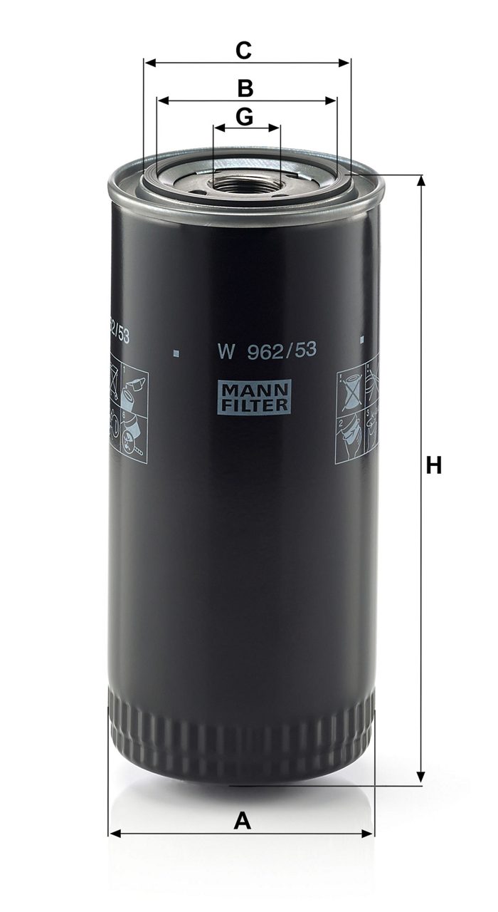 Product Image W962/53_MANN-FILTER