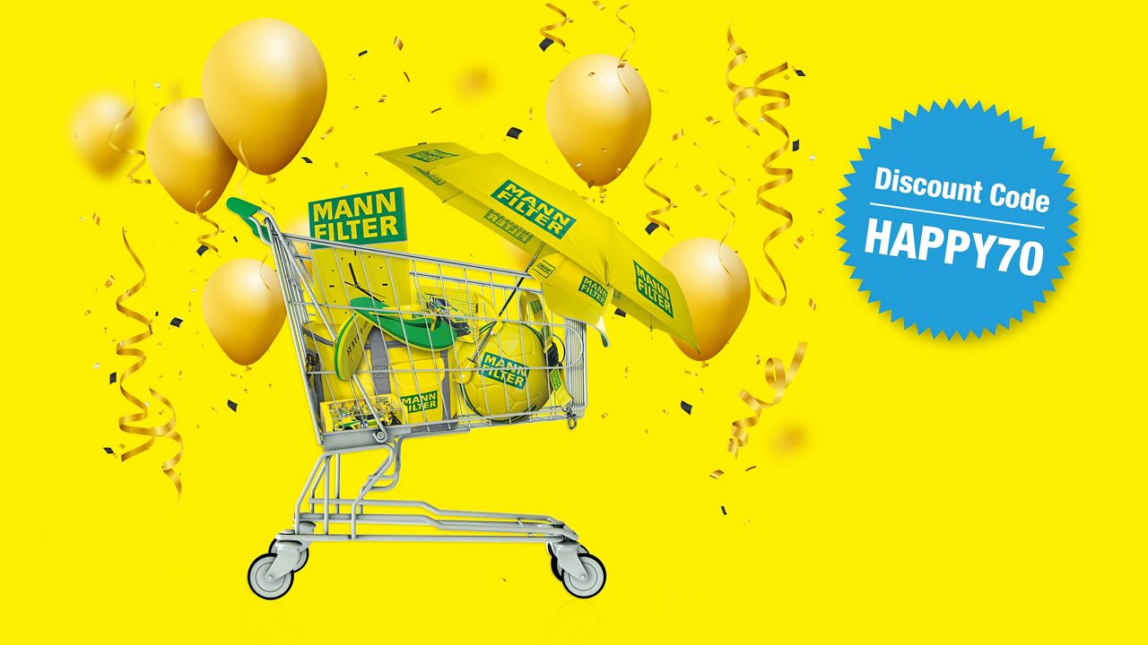 Descuento 70 Aniversario MANN-FILTER