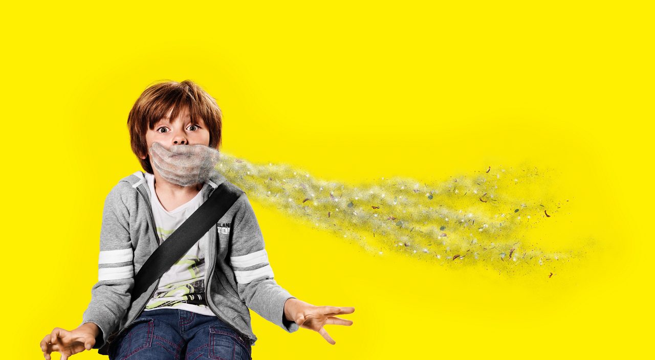 Anti-allergen cabin air filters proctect children of allergens