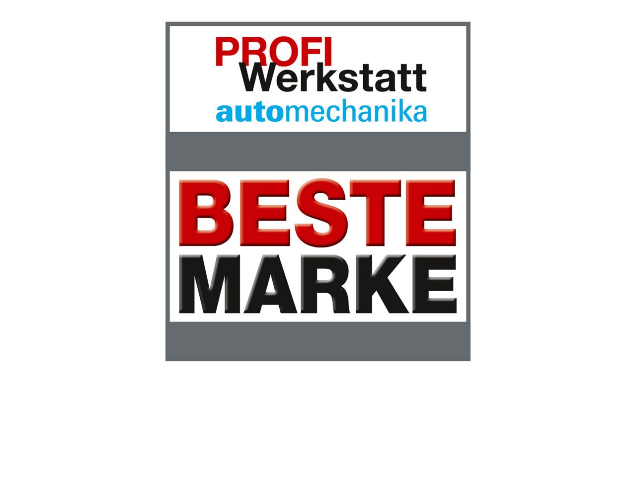 Logo of the Best PROFI Workshop Brand on white