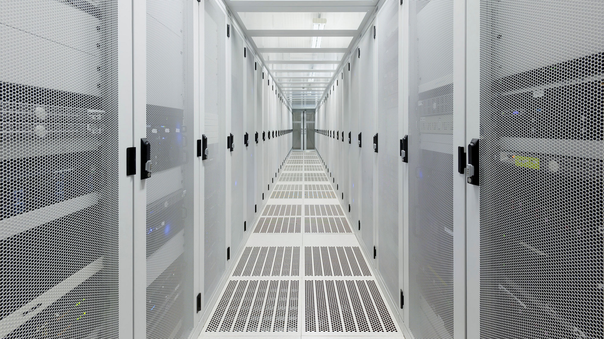 Server room at data center