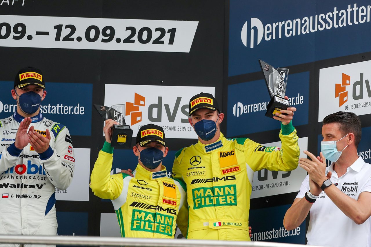 Dritter Platz für das MANN-FILTER Team LANDGRAF–HTP/WWR