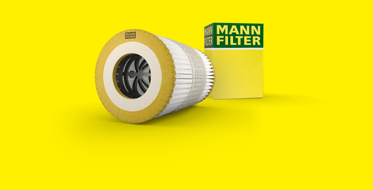 Filter oli mesin HU7035 oleh MANN-FILTER untuk mesin berkinerja tinggi