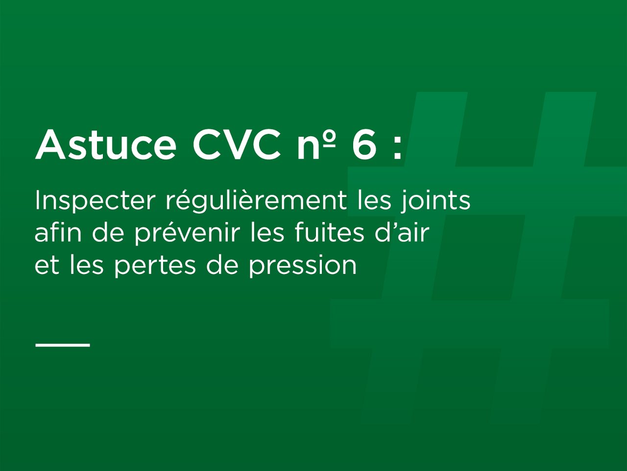 Entretien des joints