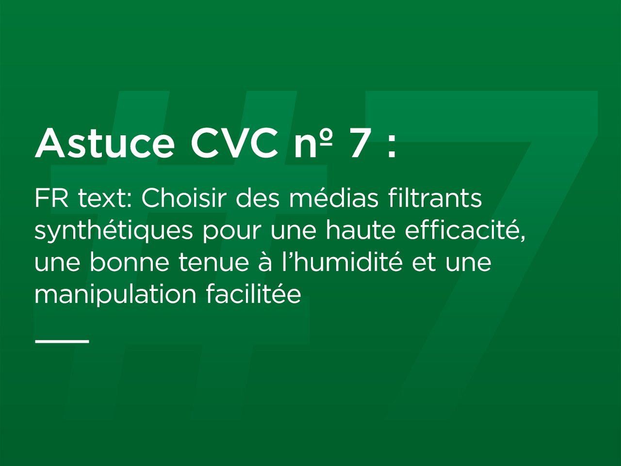 Penser filtres synthétiques