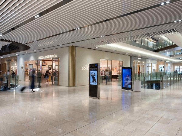 Inside of a mall