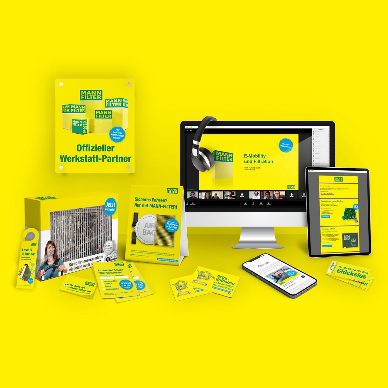MANN-FILTER Club Werbepaket Pressebild