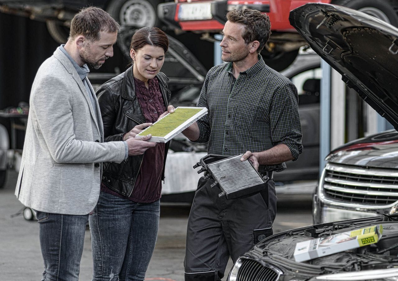 MANN-FILTER customer care and service at a workshop