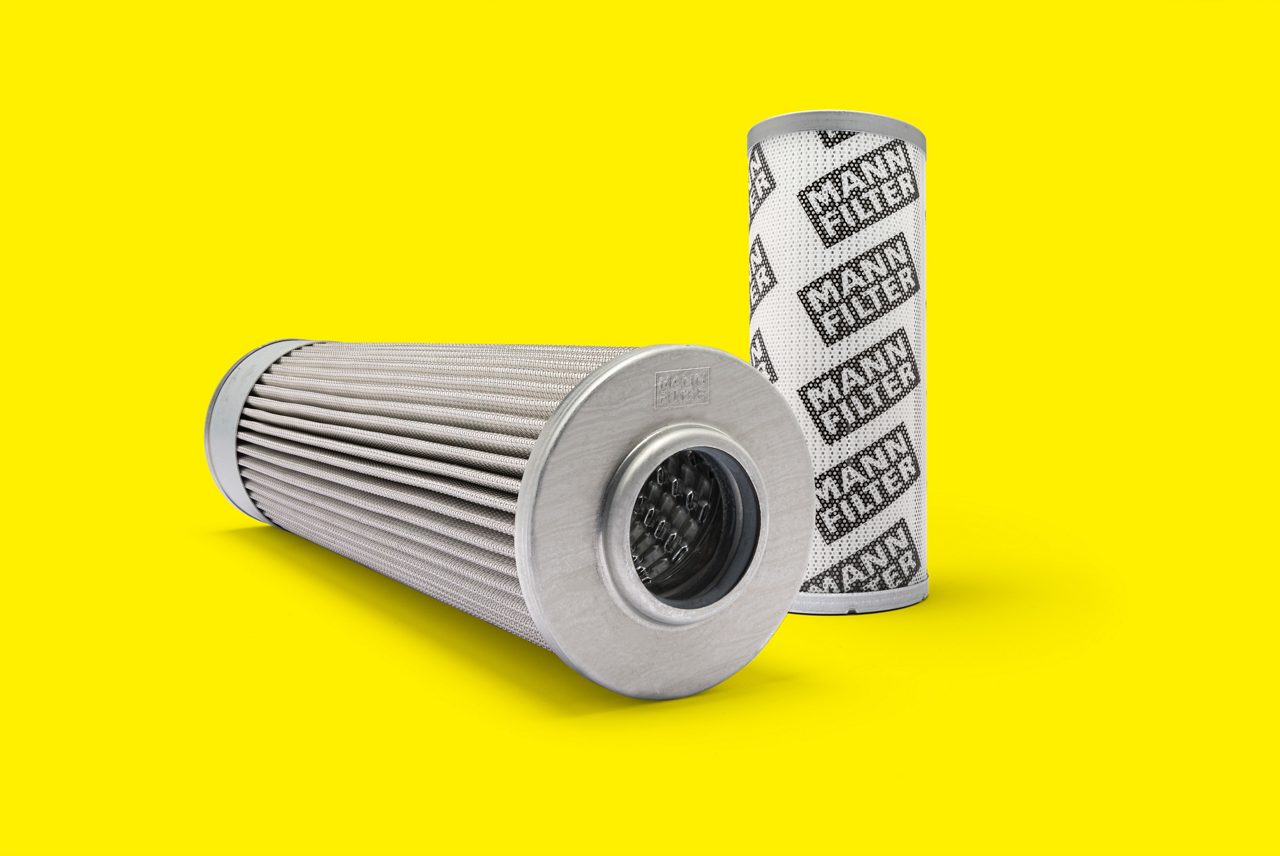 MANN-FILTER hydraulic filters protect the hydraulic system against corrosion, abrasion and dirt