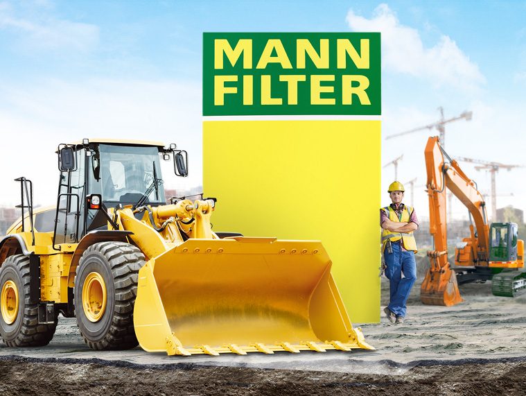 MANN-FILTER bietet Filterlösungen für die Industrie und Baubranche