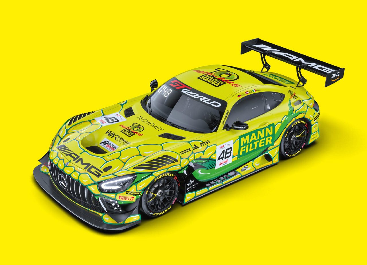 The MANN-FILTER Mamba for the GT World Challenge Europe 2024