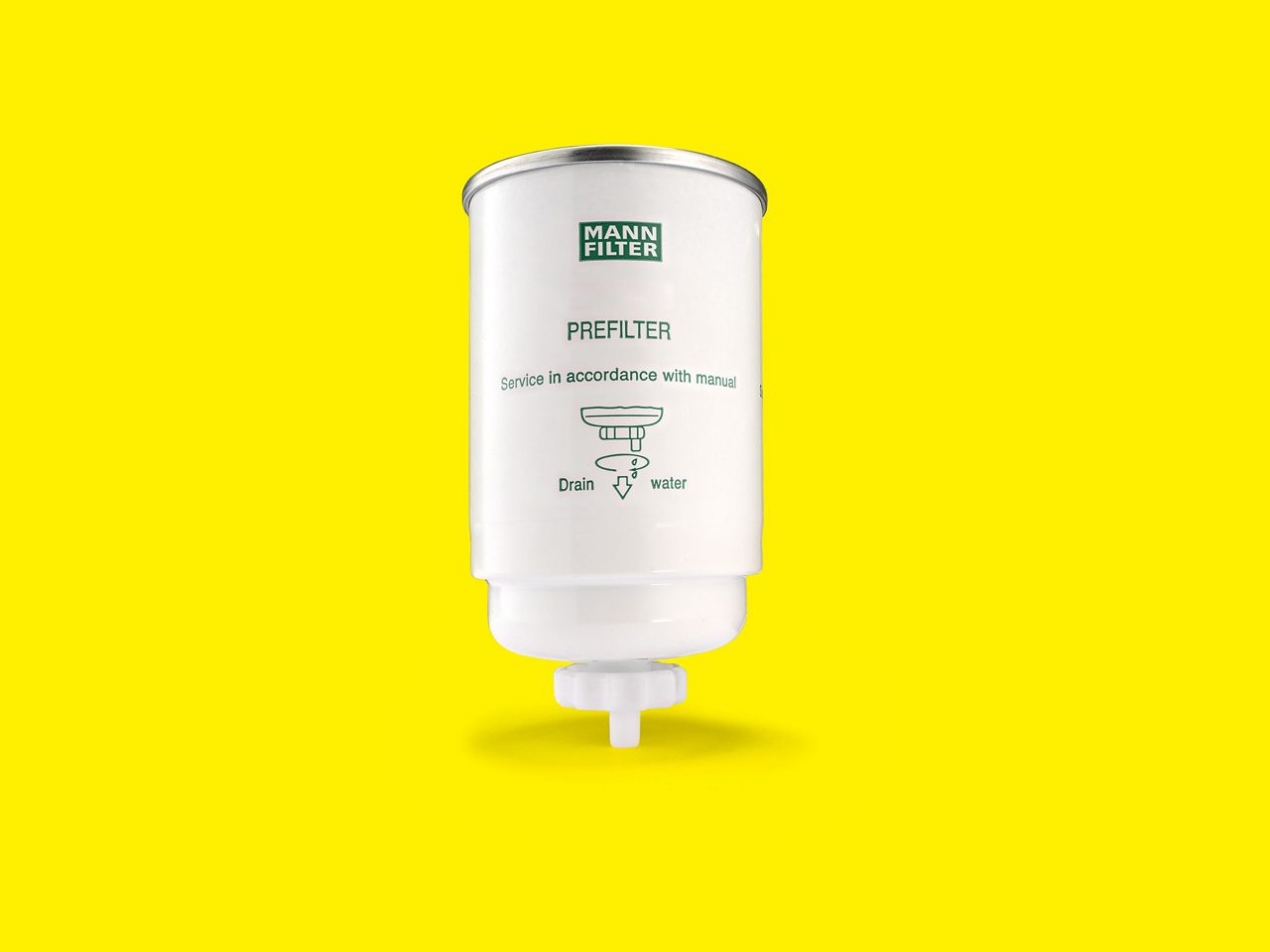 Filtro combustible MANN-FILTER preline inyección diésel, para separación de agua y partículas