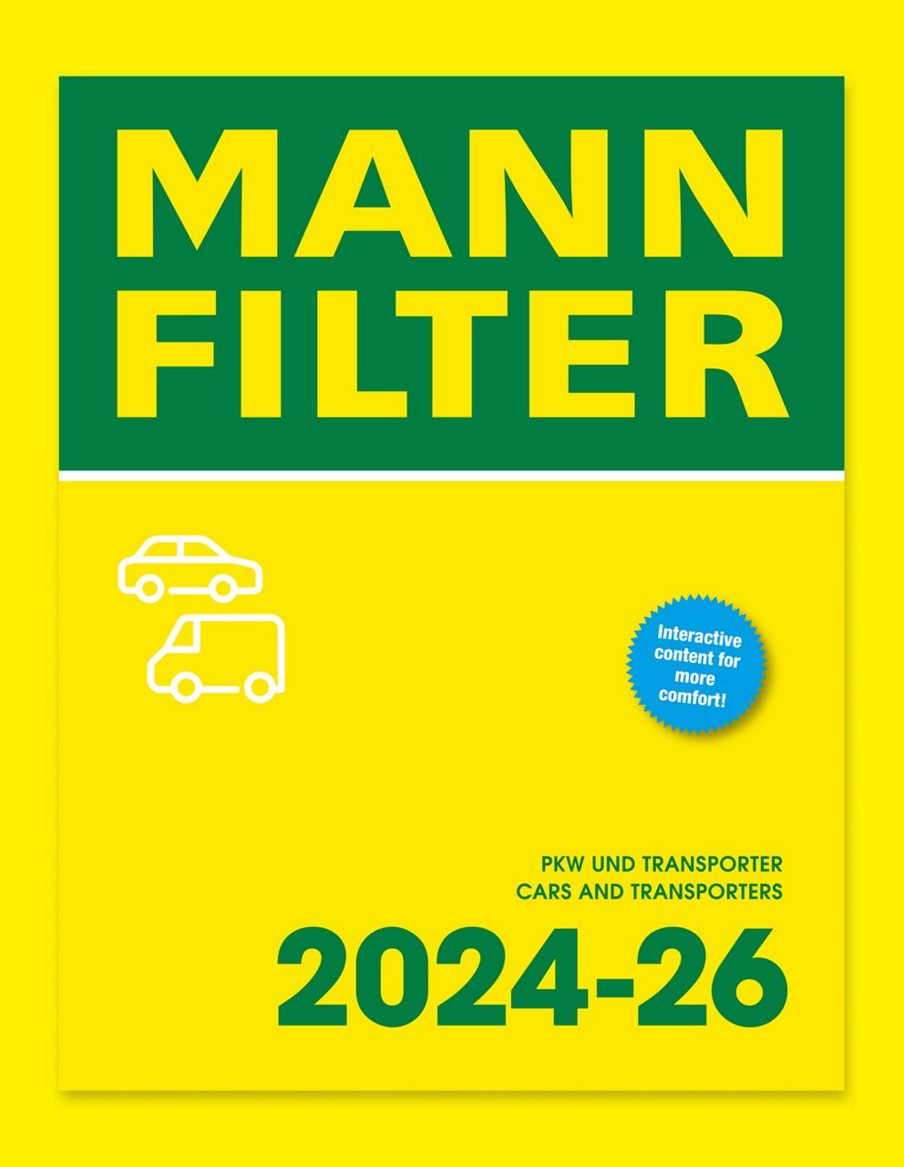 MANN-FILTER catalog for cars and transporters