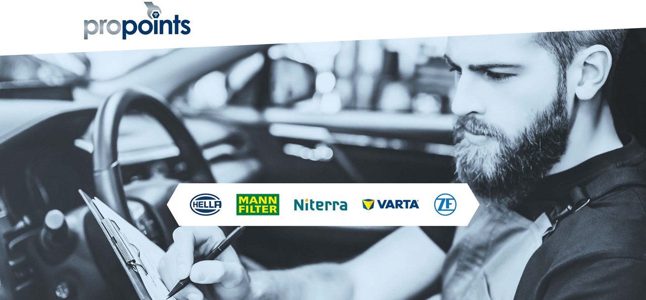 proPoints loyalty program for workshops – with strong partners like premium brand MANN-FILTER