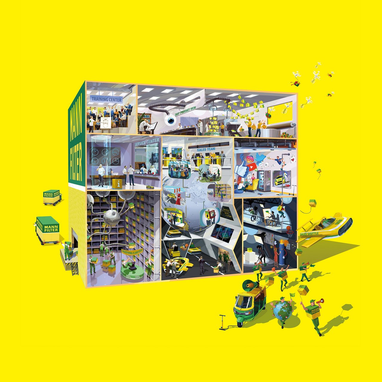 Bei MANN-FILTER ist Service zu Hause