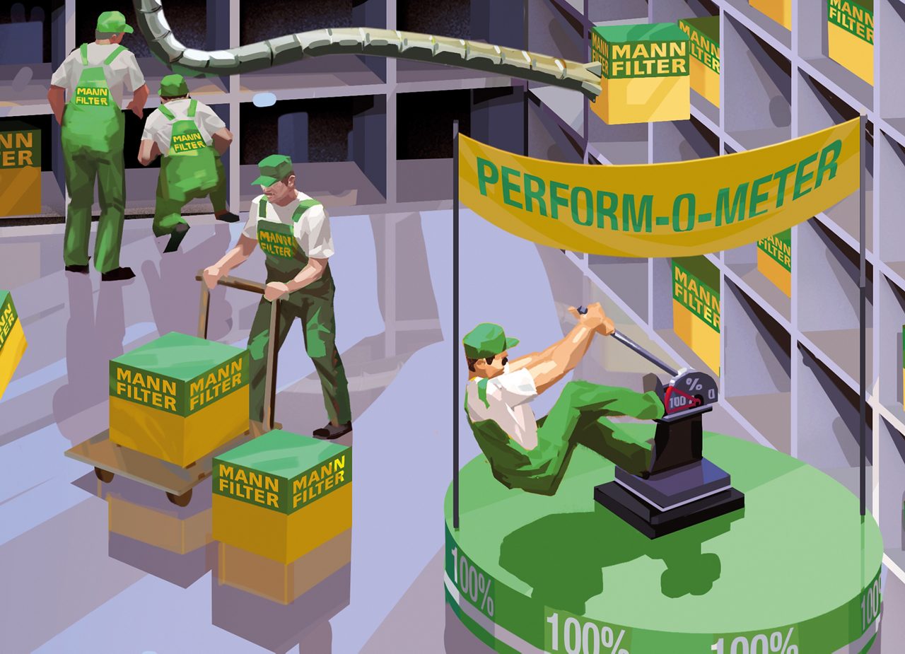 MANN-FILTER liefert Ihnen die Produkte schnellstmöglich und checkt immer die Verfügbarkeiten