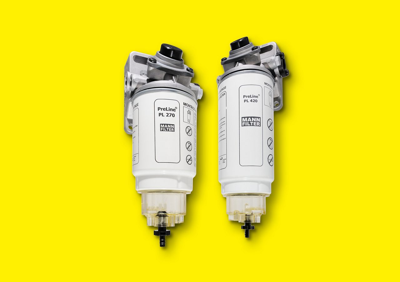 A preline fuel filter by MANN-FILTER helps your diesel system perform better.