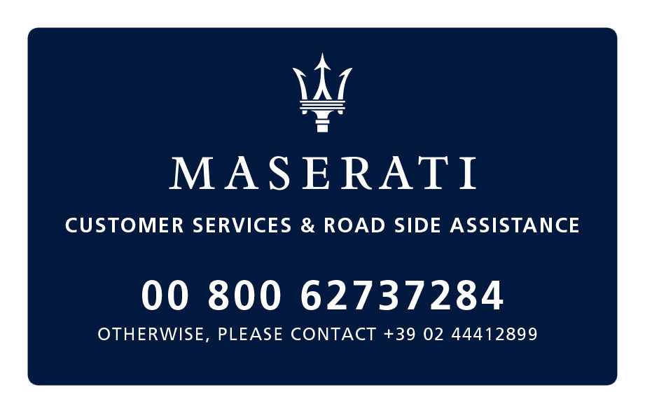 Número gratuito de atención al cliente de Maserati