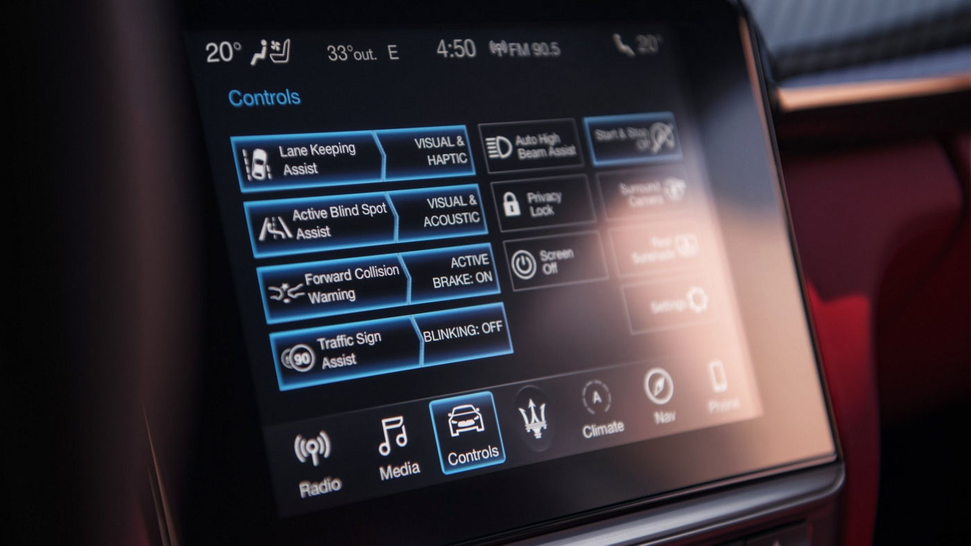 Maserati Ghibli - Safety and Advanced Driving Assistance Systems