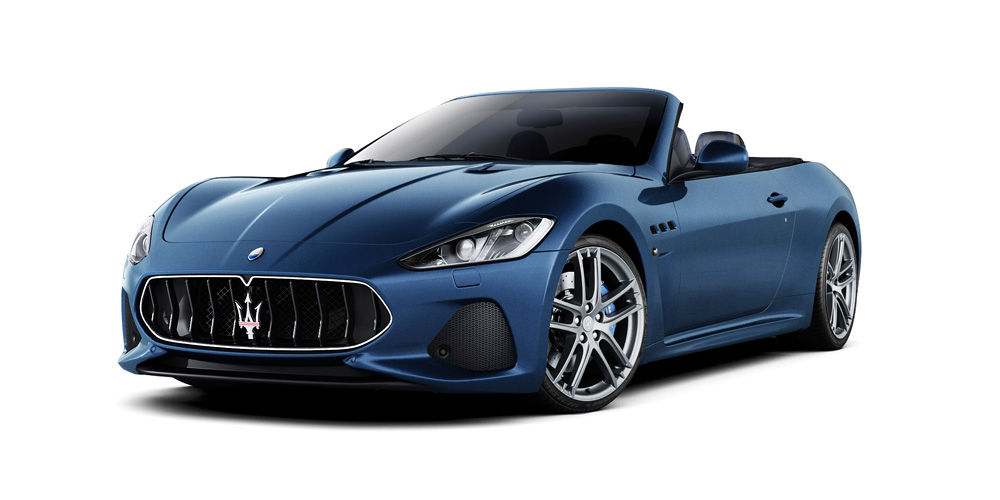 Maserati GranCabrio MC azul