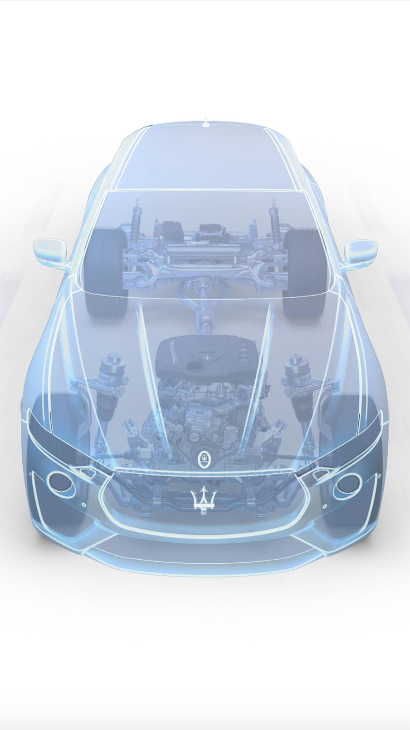 Diseño del SUV Maserati Levante Hybrid