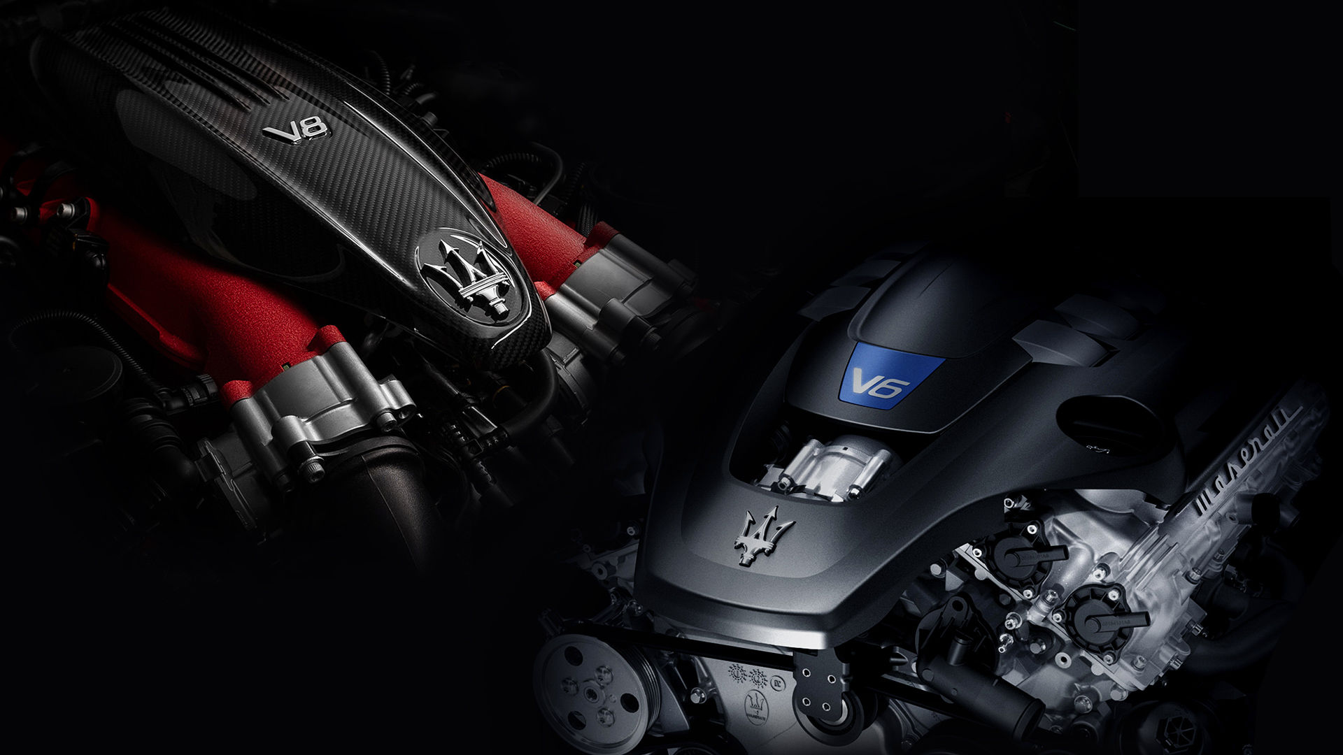V8 and V6 Engines used inside Levante Trofeo