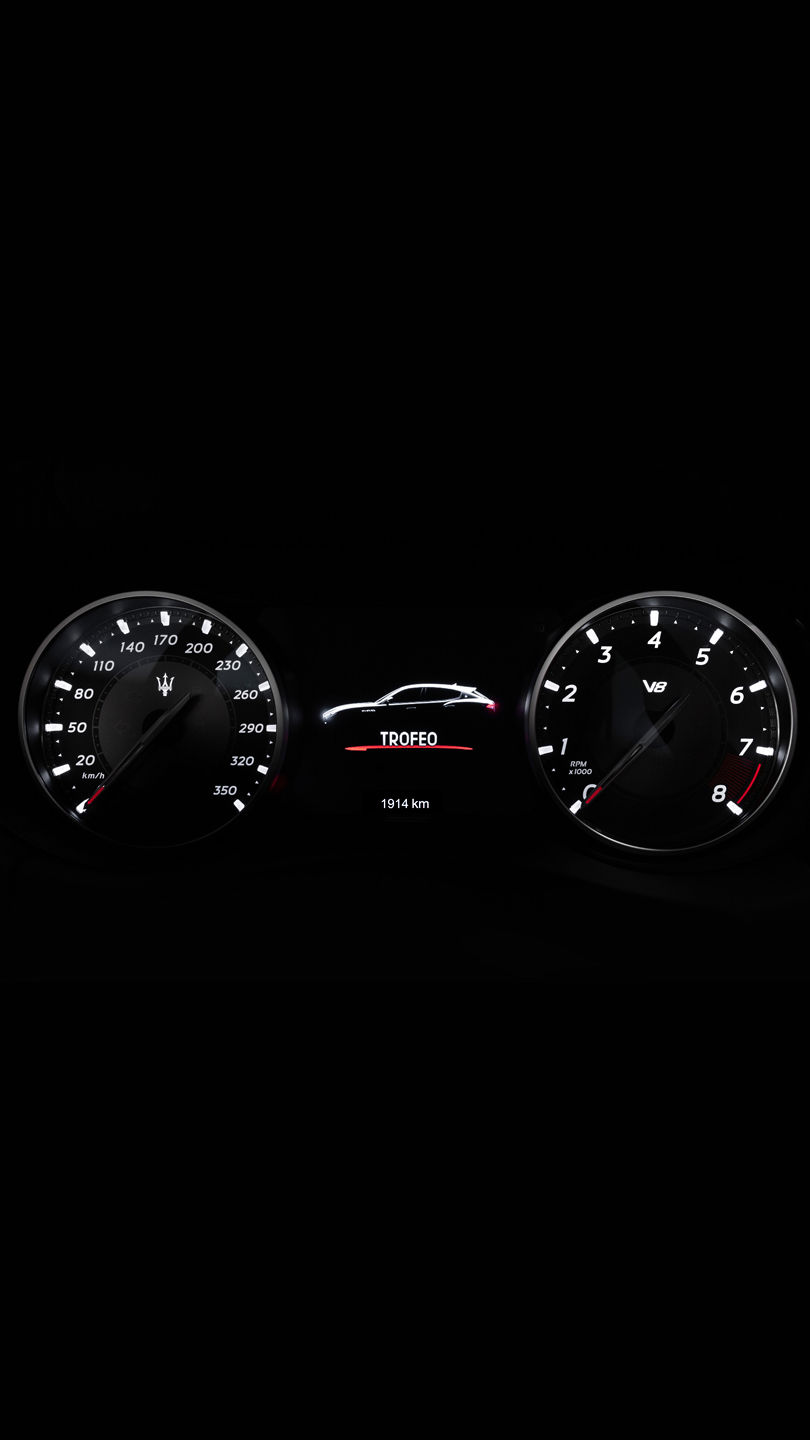 Maserati Levante Trofeo - Tachometer