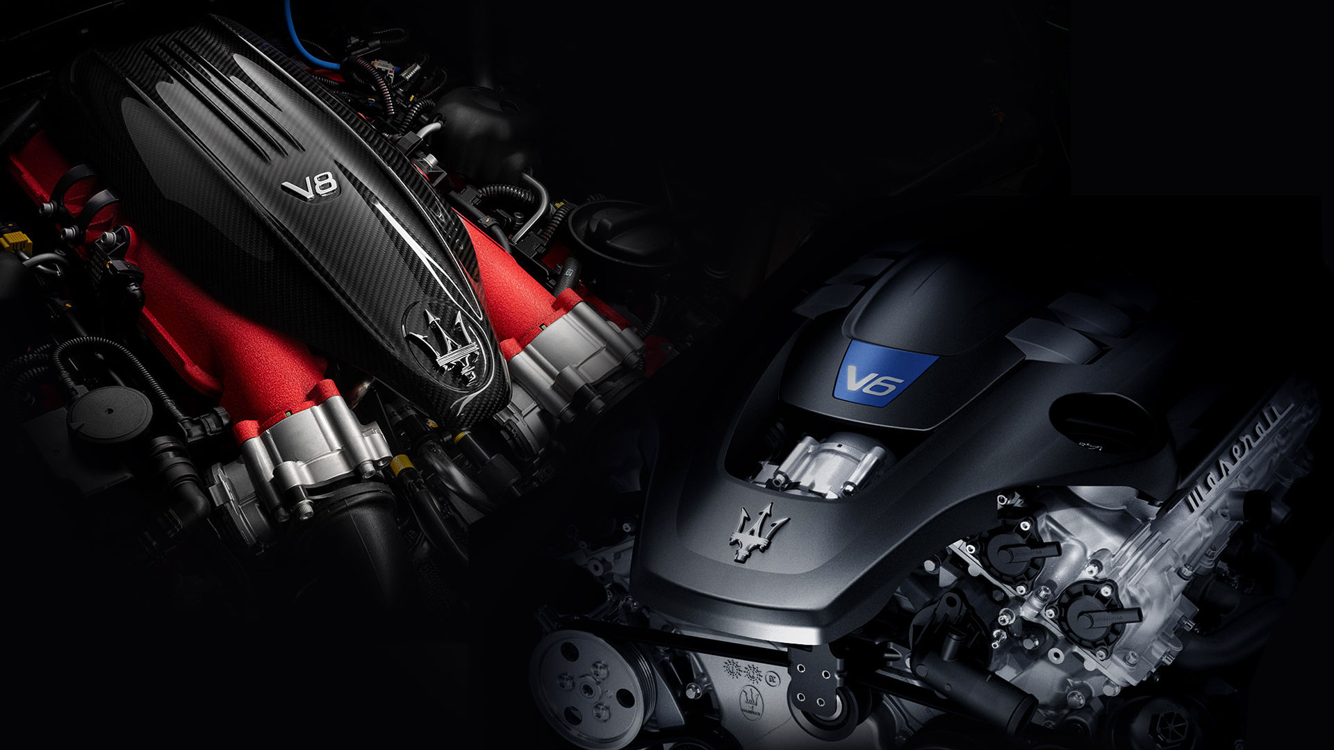 Motores V6 y V8 del sedán Maserati Quattroporte Trofeo