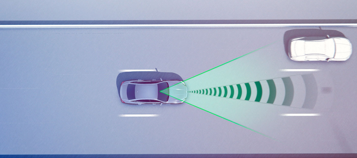 Forward Collision Warning Plus - Maserati forward-looking radar sensors