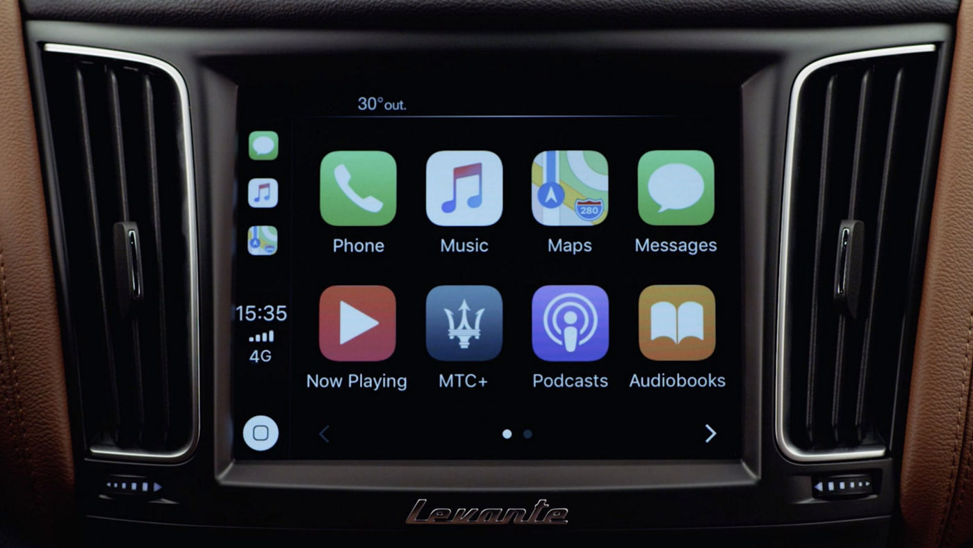 Infotainment System And Connection With Mobile Devices Maserati