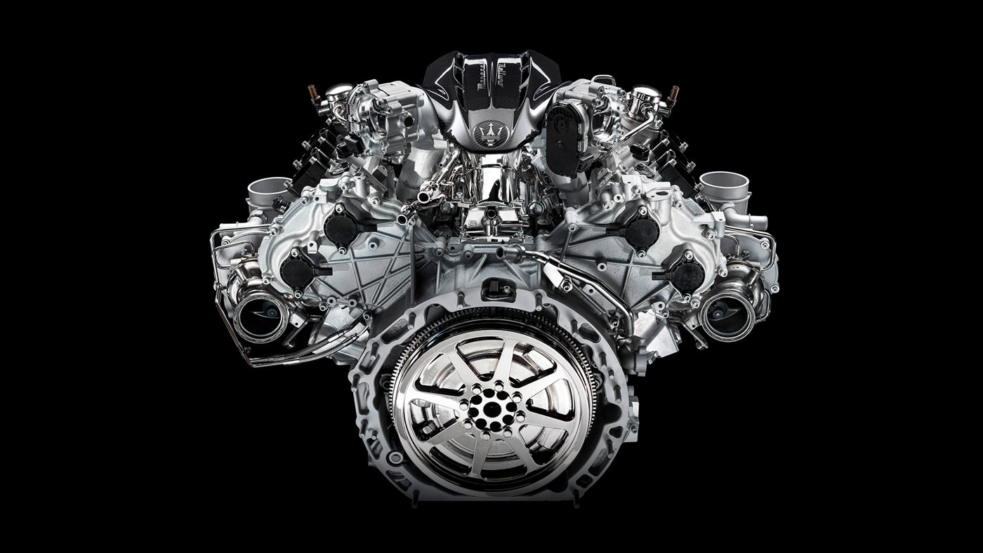 Estructura de un motor Maserati