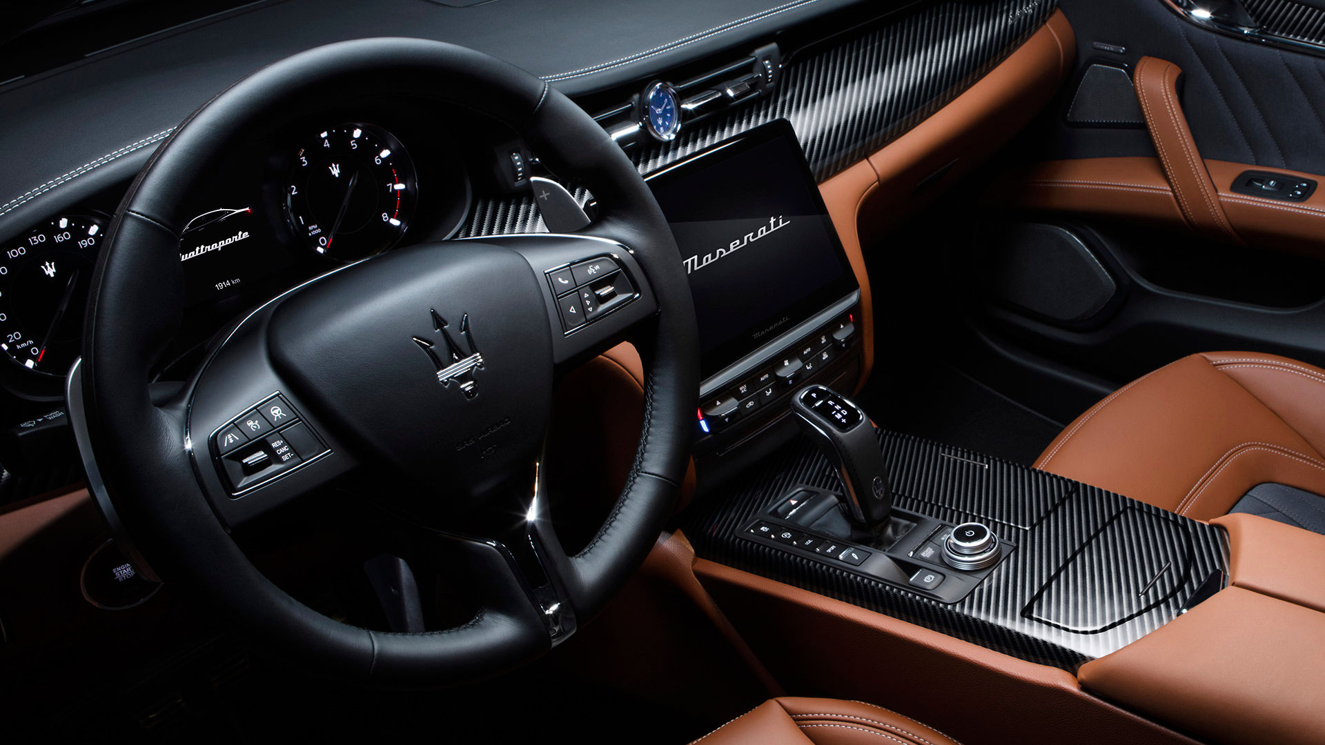 Interior del Maserati Quattroporte