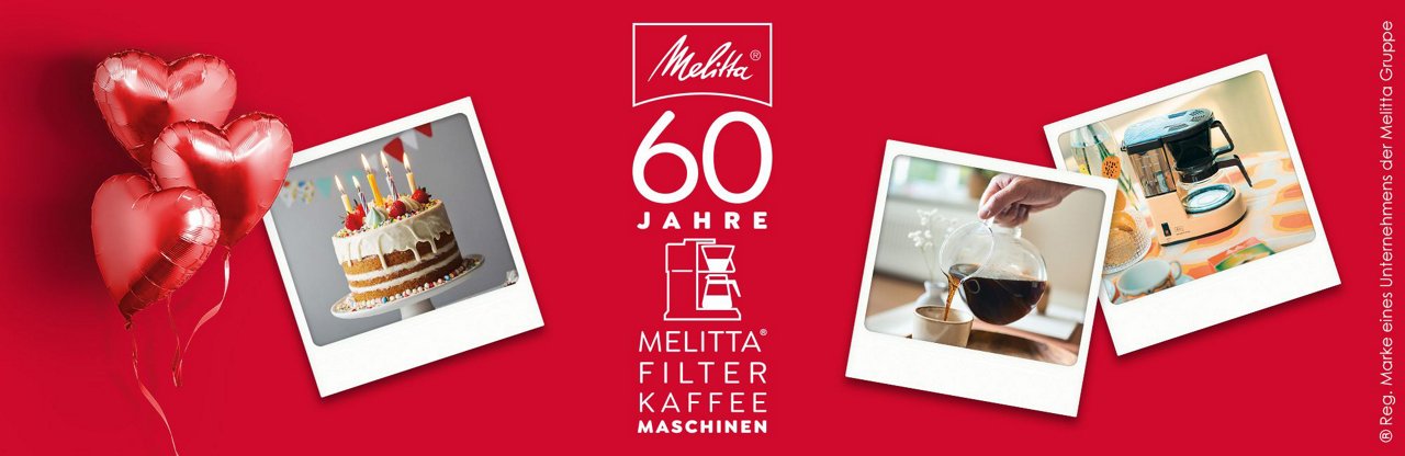 Polaroids von Kaffeemomenten, Markenvisual und Luftballons