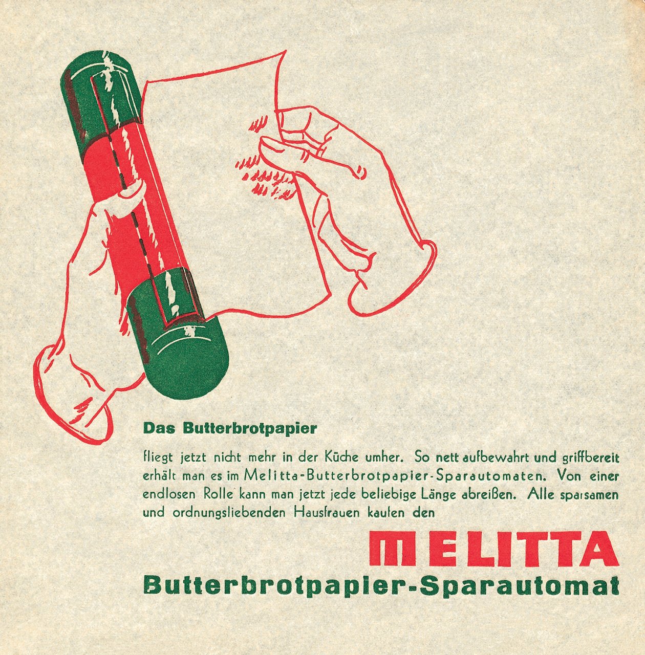 Historisches Werbemotiv